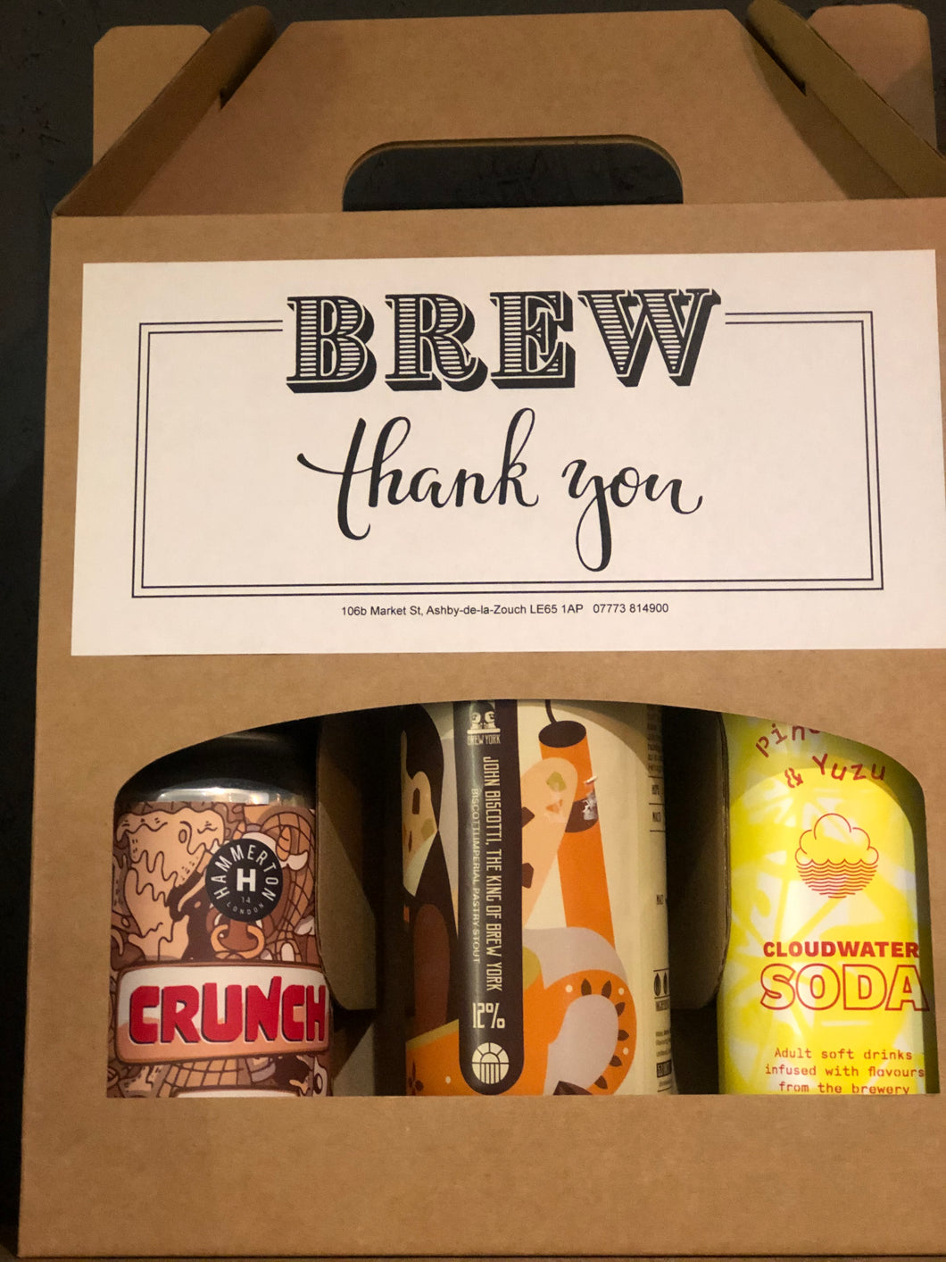 Thank You Gift Box - 3 Beers