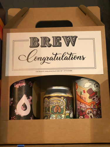 Congratulations Gift Box - 3 Beers