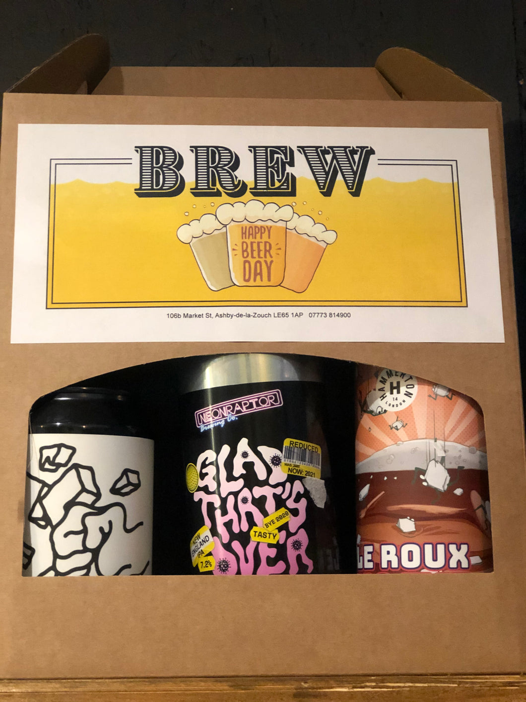 Happy Beerday Gift Box - 6 Beers